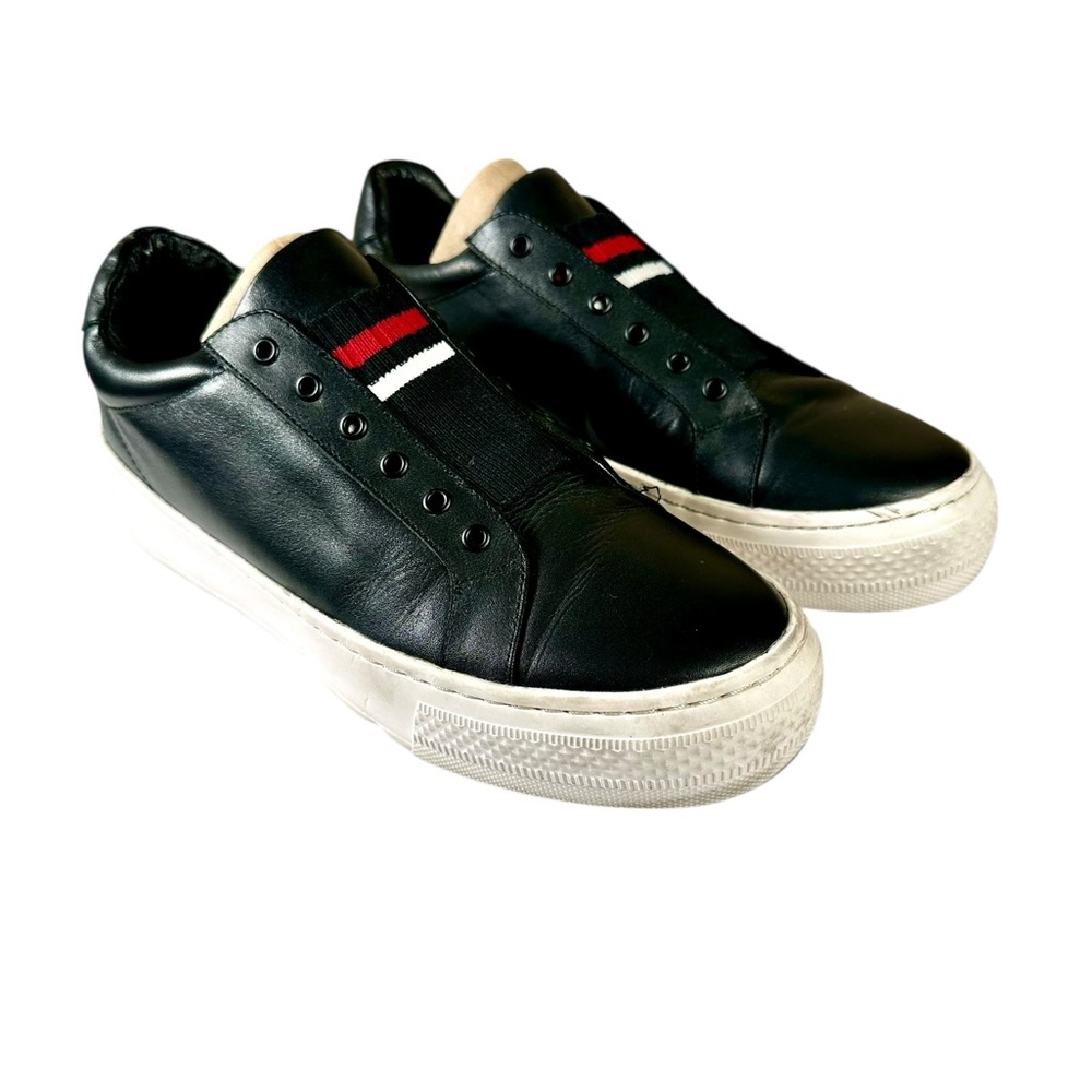 Bibilou Women's Black Leather Trainers Sneakers US 9 - Picture 5 of 9